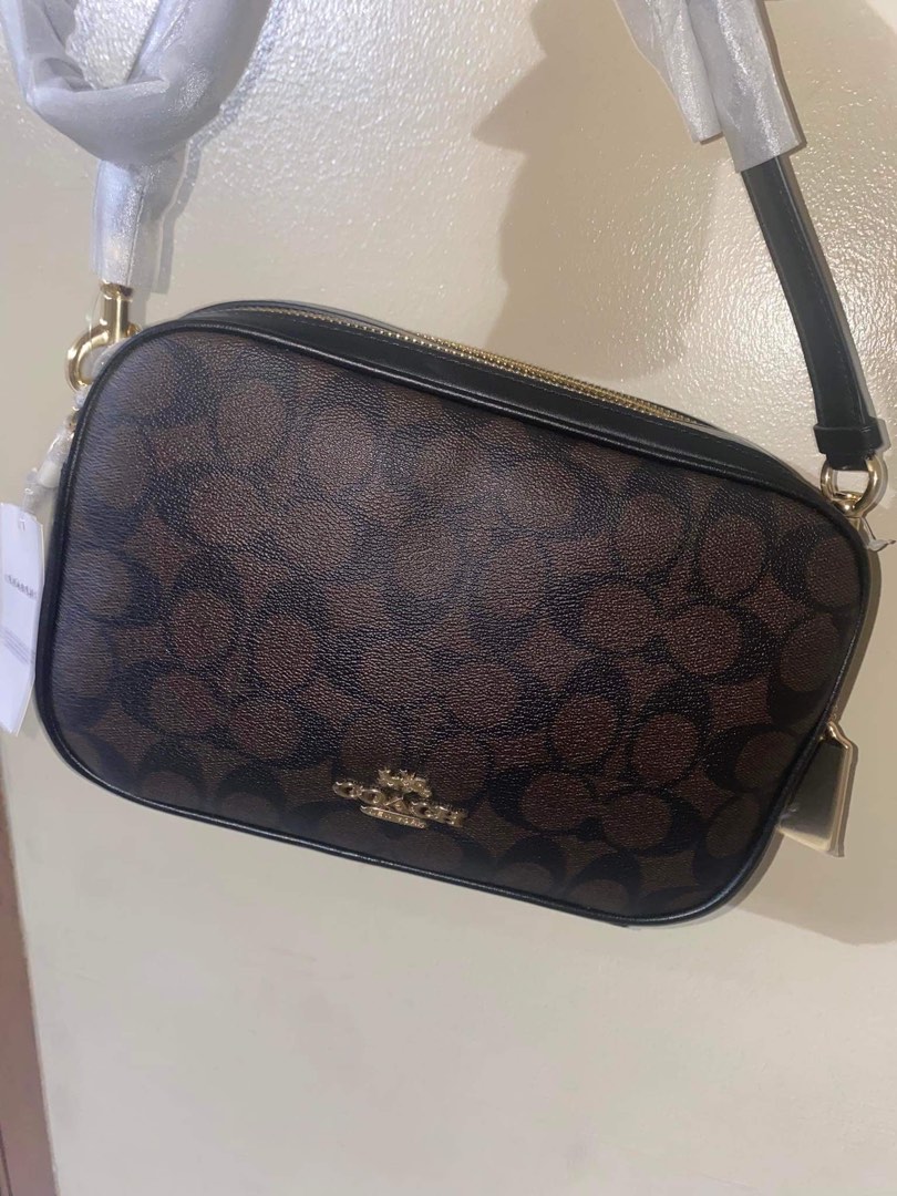 Coach Jes Mahogany, Women's Fashion, Bags & Wallets, Crossbody Bags on