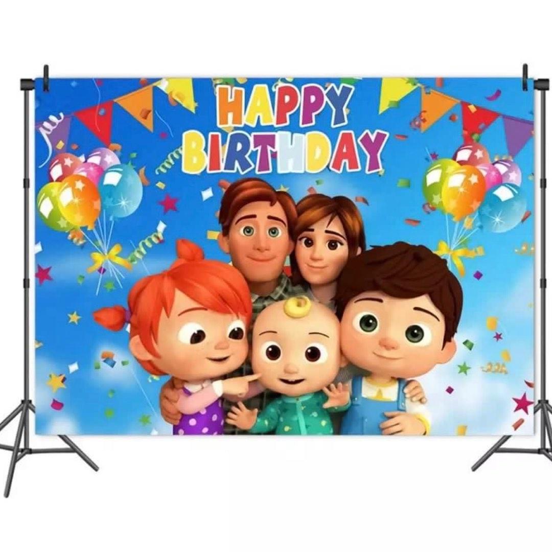 party supplies birthday banner backdrop/ party deco, Hobbies
