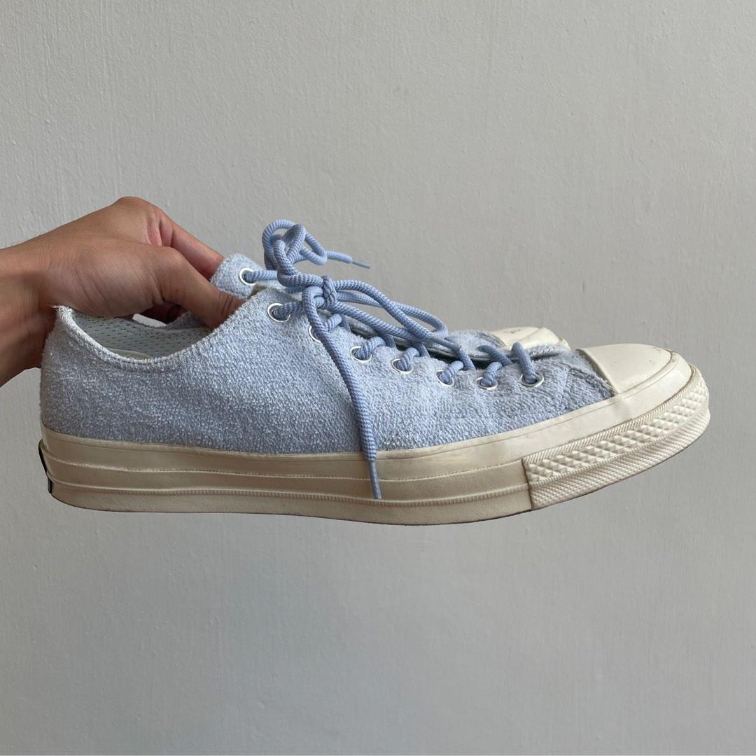 Baby blue suede converse cheap
