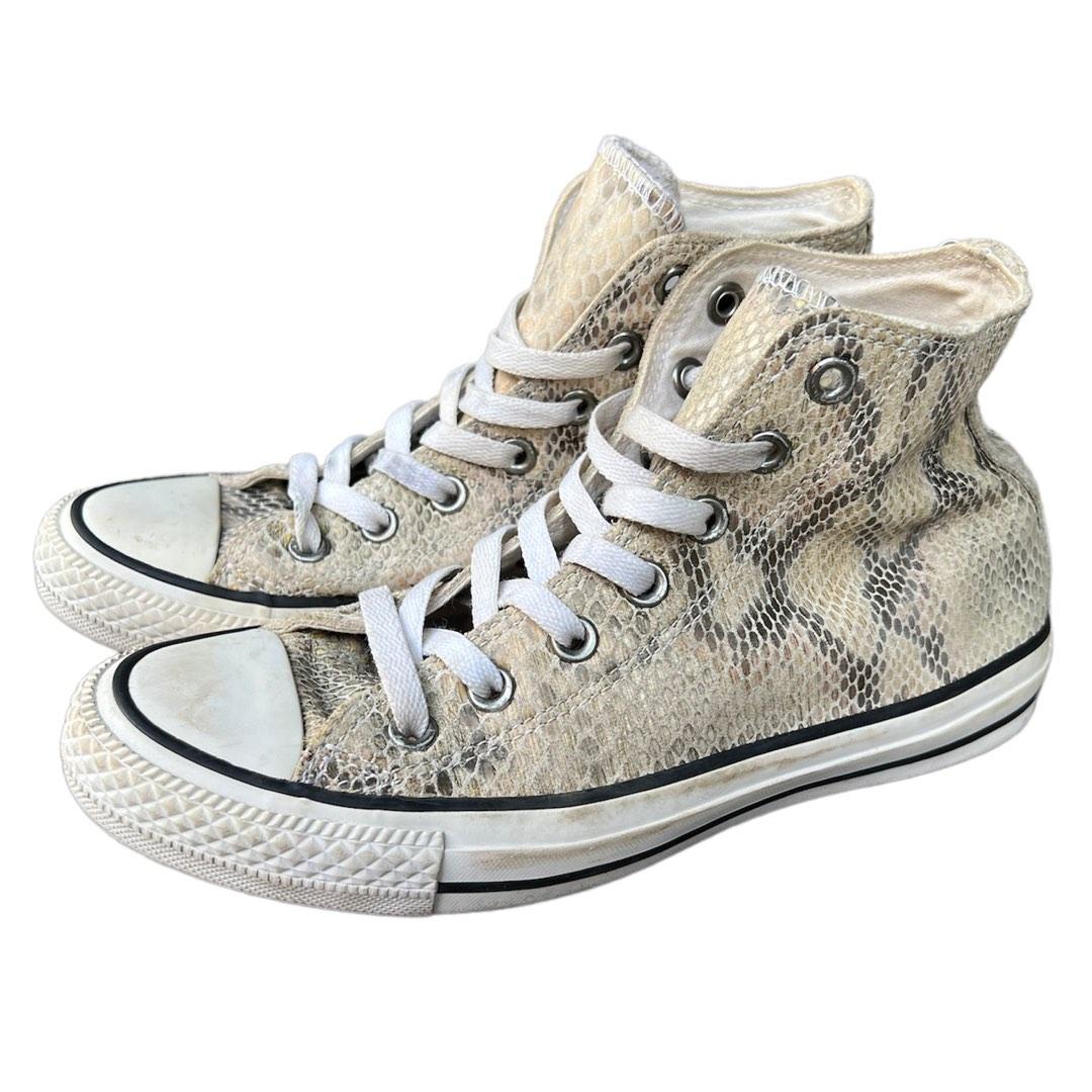 Womens snakeskin deals converse