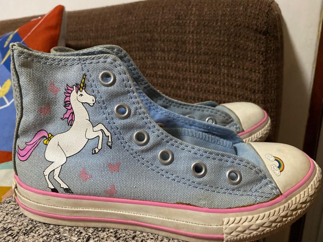 Blue cheap unicorn converse