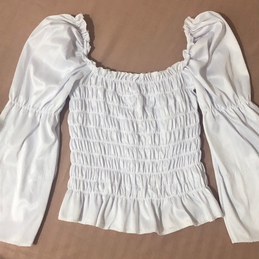 Free coquette white top for any 100 pesos purchase! , Women's Fashion ...