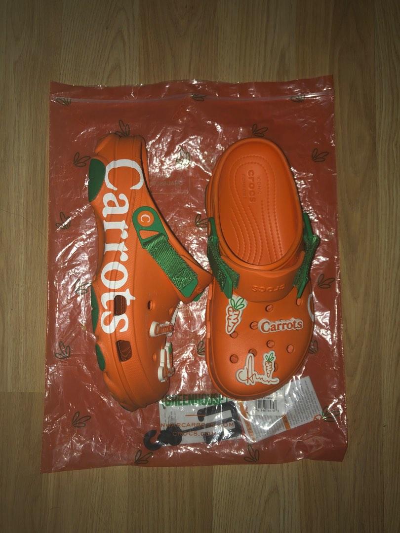 Crocs x Carrots collab, Men's Fashion, Footwear, Slippers & Slides on