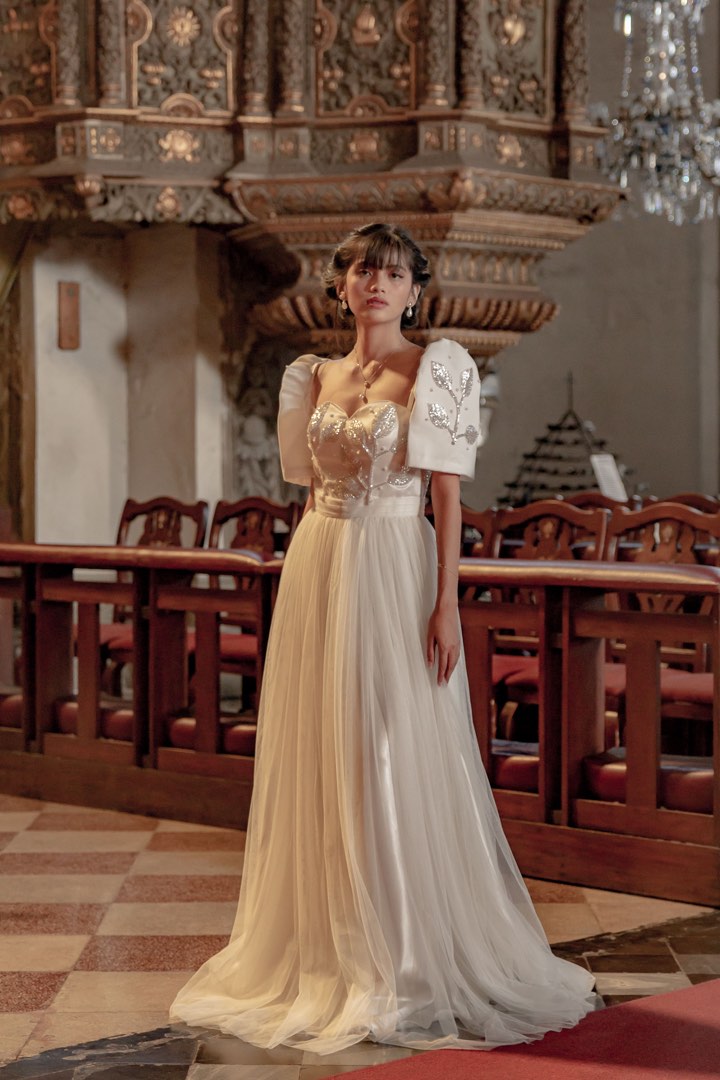 Custom made filipiniana cheap dress