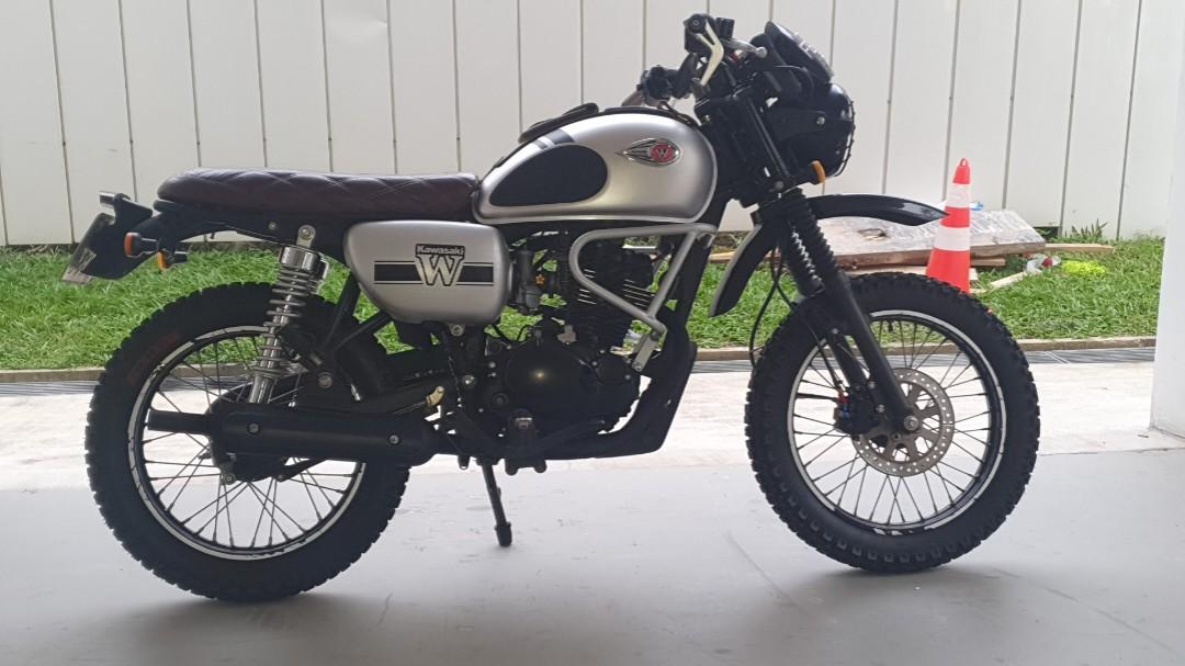 kawasaki scrambler w175