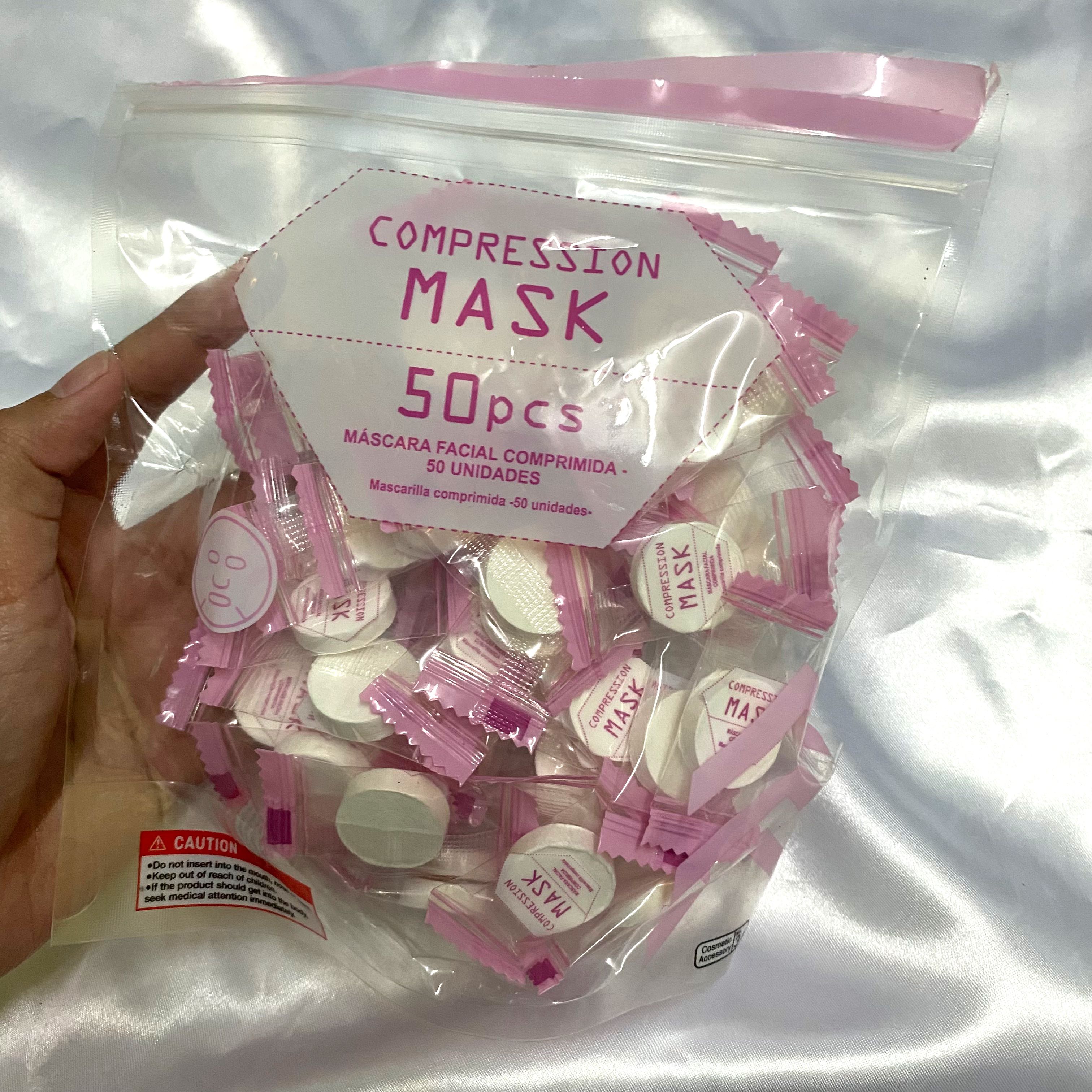 Daiso Compression Mask, Beauty & Personal Care, Face, Face Care on