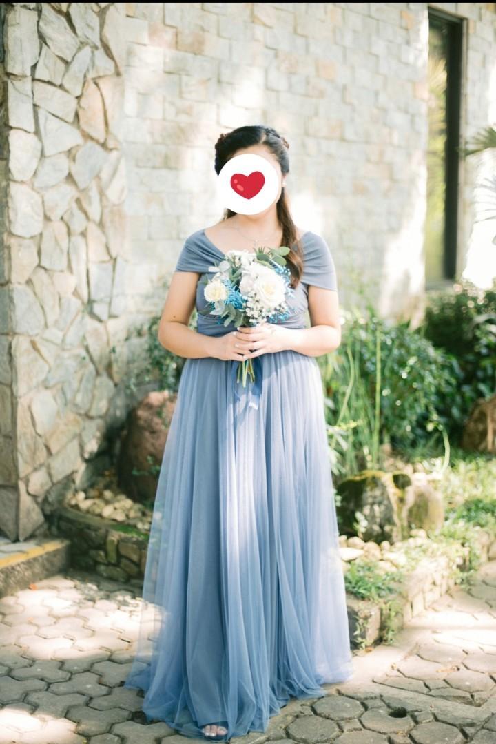 Infinity dress cheap dusty blue