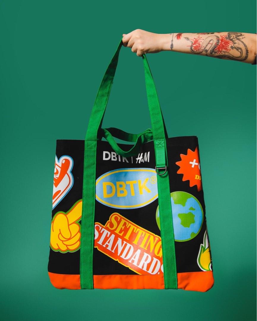 DBTK x H&M Tote Bag (Black), Women's Fashion, Bags & Wallets, Tote Bags