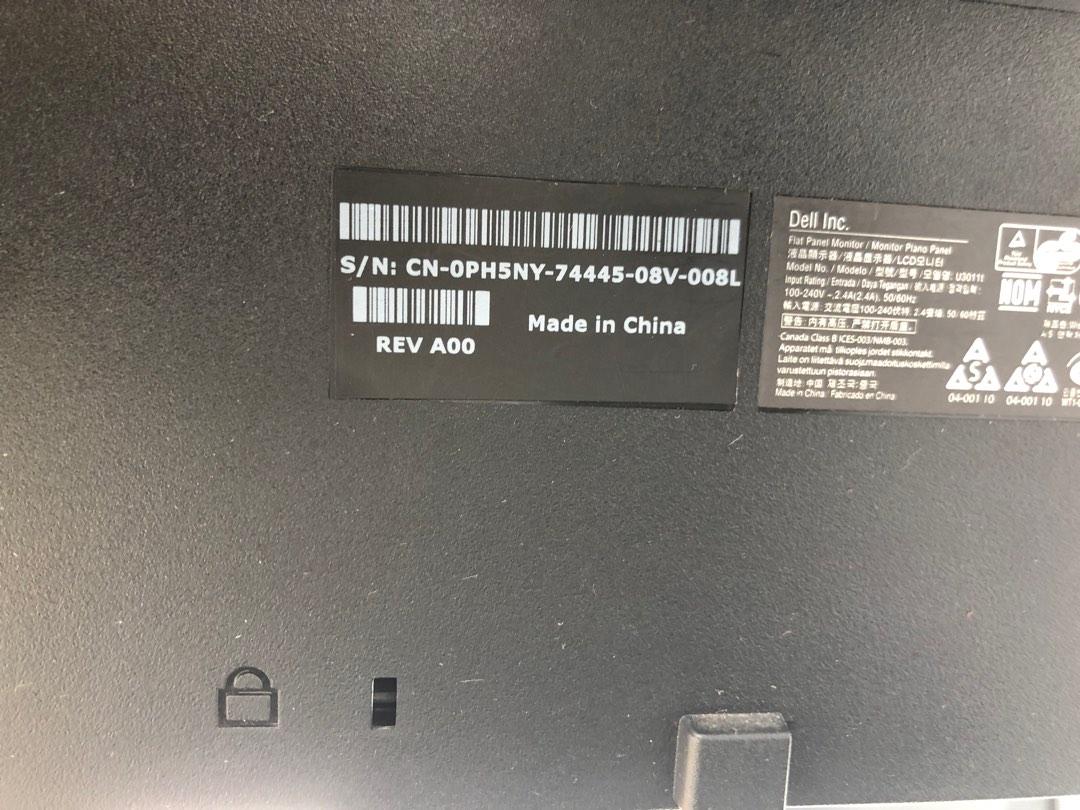 Dell monitor (not working), Computers & Tech, Parts & Accessories