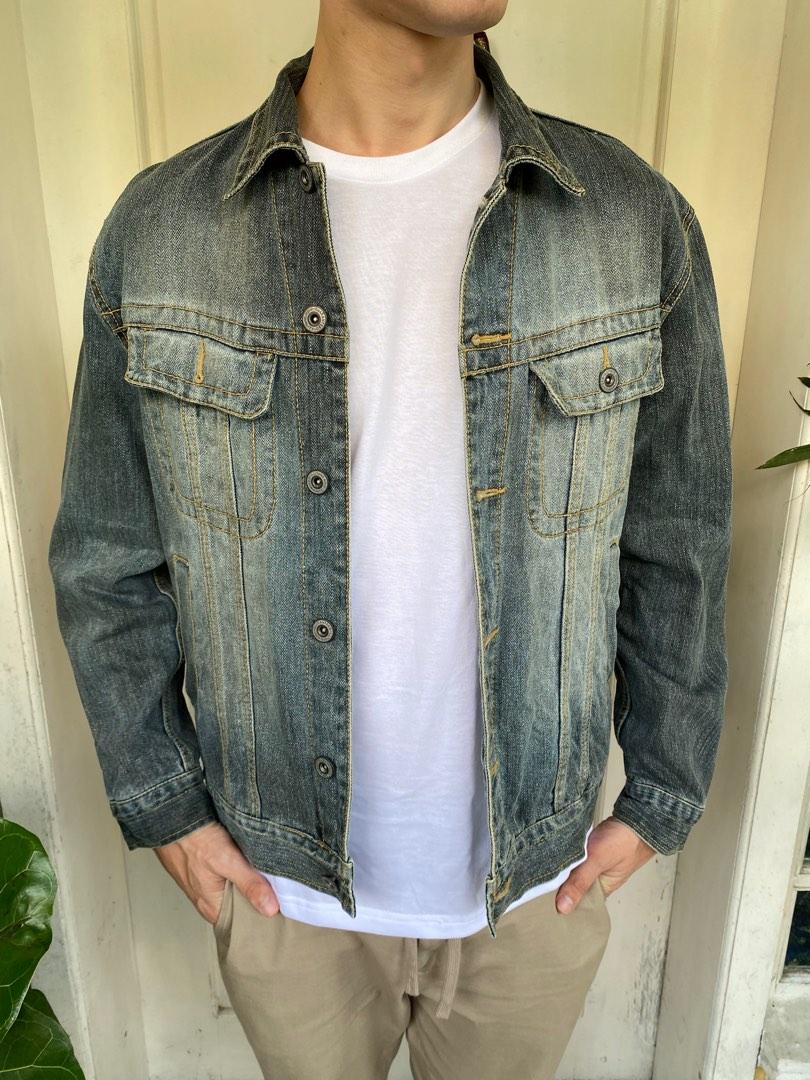 Angelo litrico denim jacket clearance