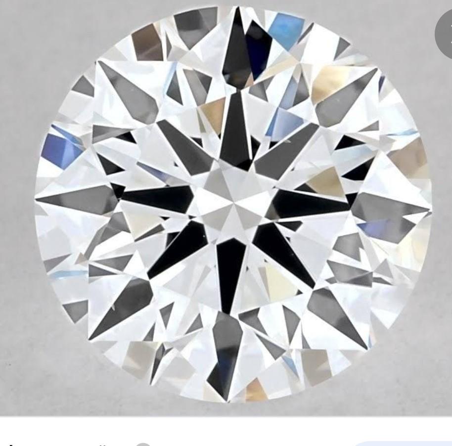 1.13 carat D color vs 2 LAB GROWN DIAMOND vs1 clarity triple