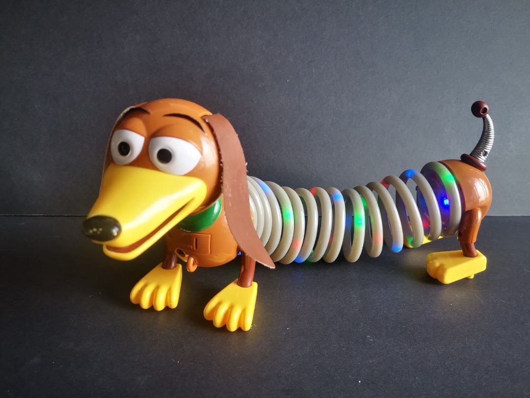 Disney Parks Light up Slinky Dog Toy Story 4 Flashing Colored Coils