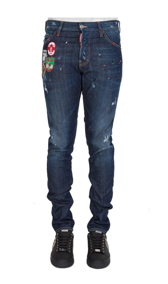 Dsquared hot sale patch jeans