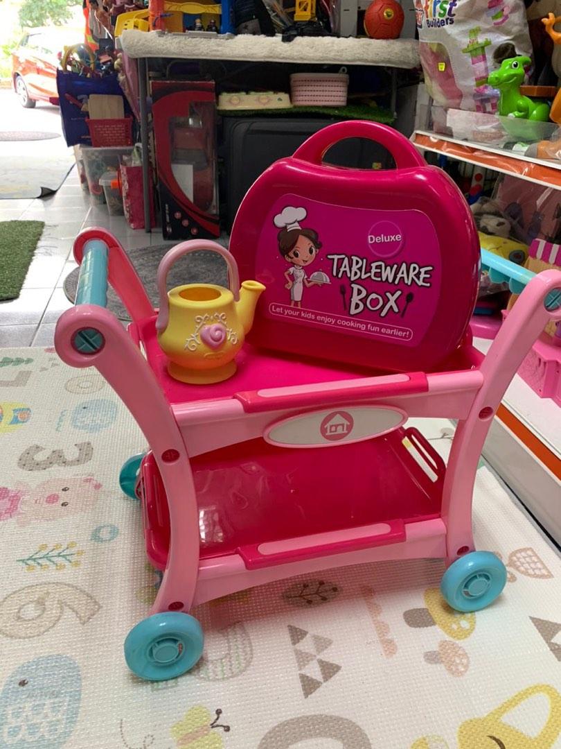 ELC Tea Set Trolley, Hobbies & Toys, Toys & Games on Carousell