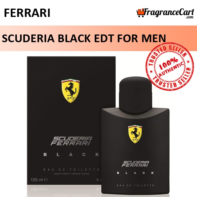 Ferrari scuderia black 125 ml sales