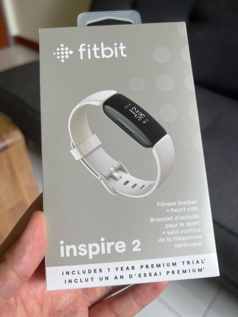 Fitbit Inspire 2 Fitness Tracker (Lunar White), Mobile Phones & Gadgets