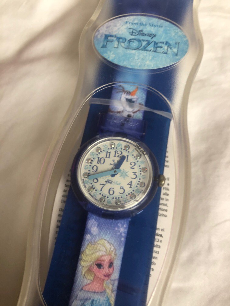 flik flak disney frozen swatch kid child swatches and watches