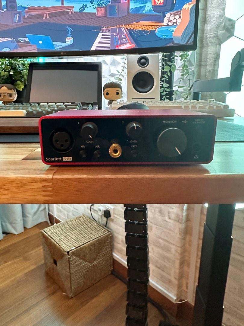 Focusrite Scarlett Solo Gen 3, Audio, Other Audio Equipment on Carousell