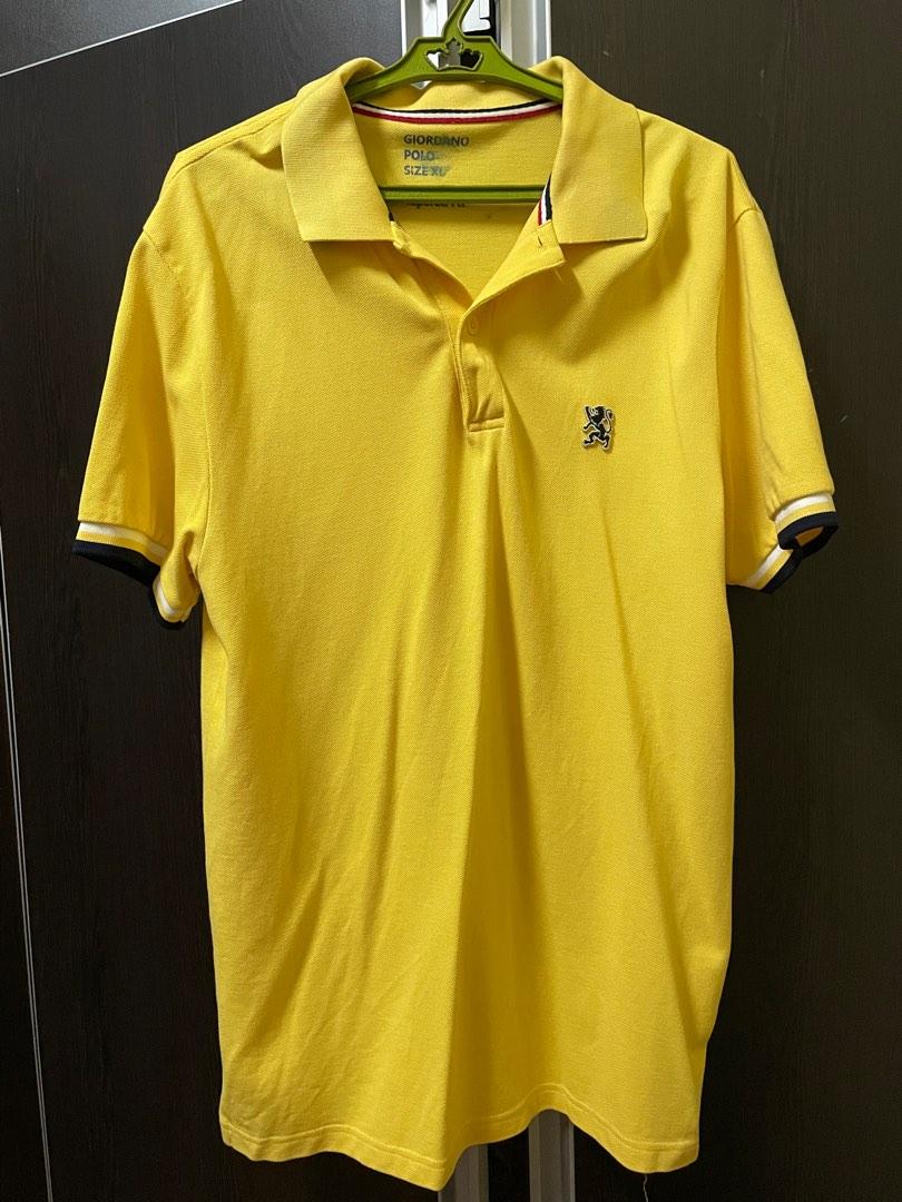 Giordano yellow polo hotsell shirt