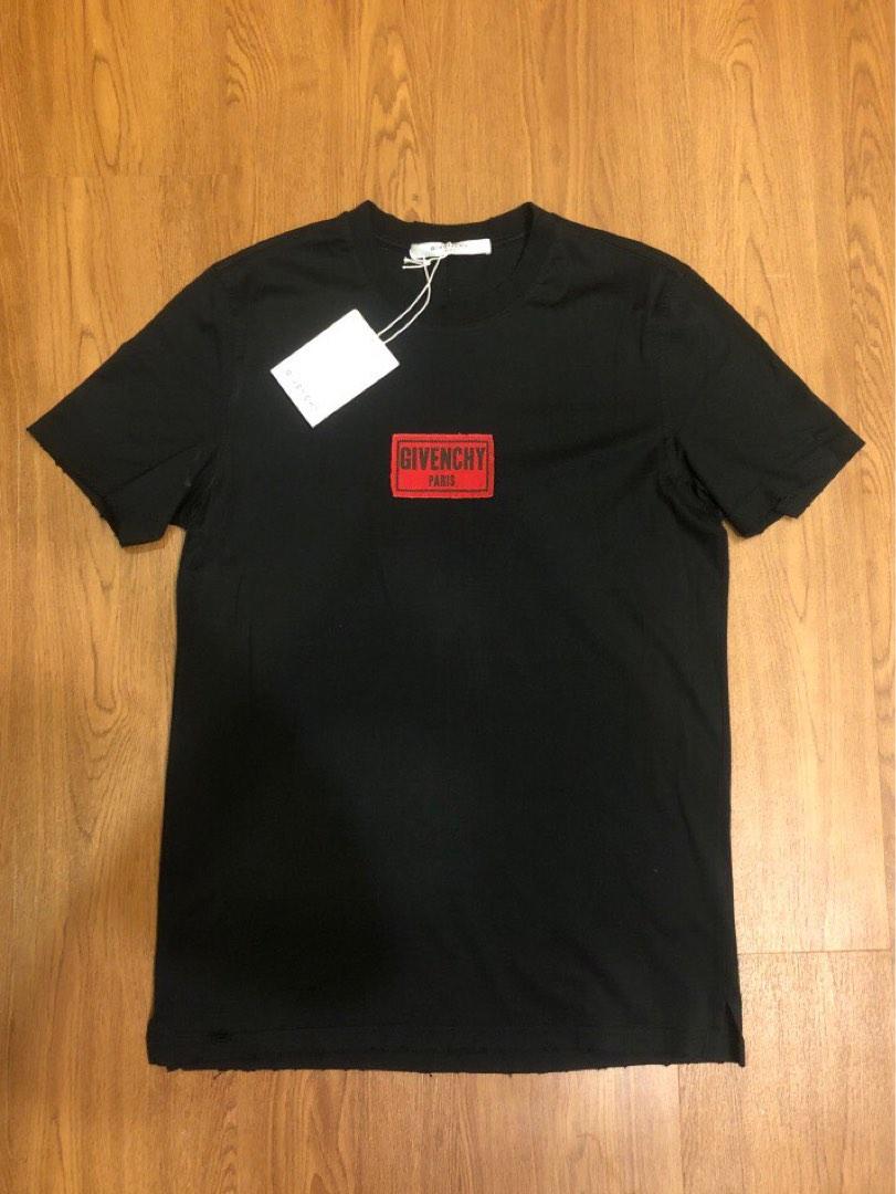 Givenchy Cuban Distressed Box Logo Tee