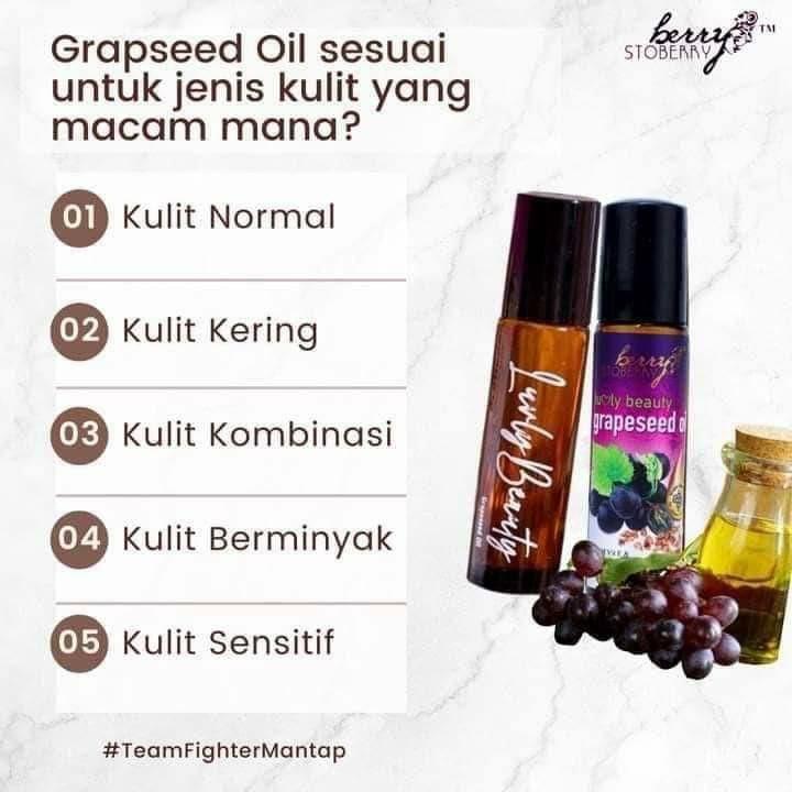 GRAPESEED OIL / ACNE / ECZEMA / EYEBAGS / DARK UNDER EYE / PIMPLE