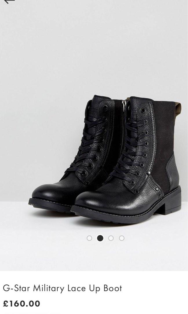 G star on sale white boots