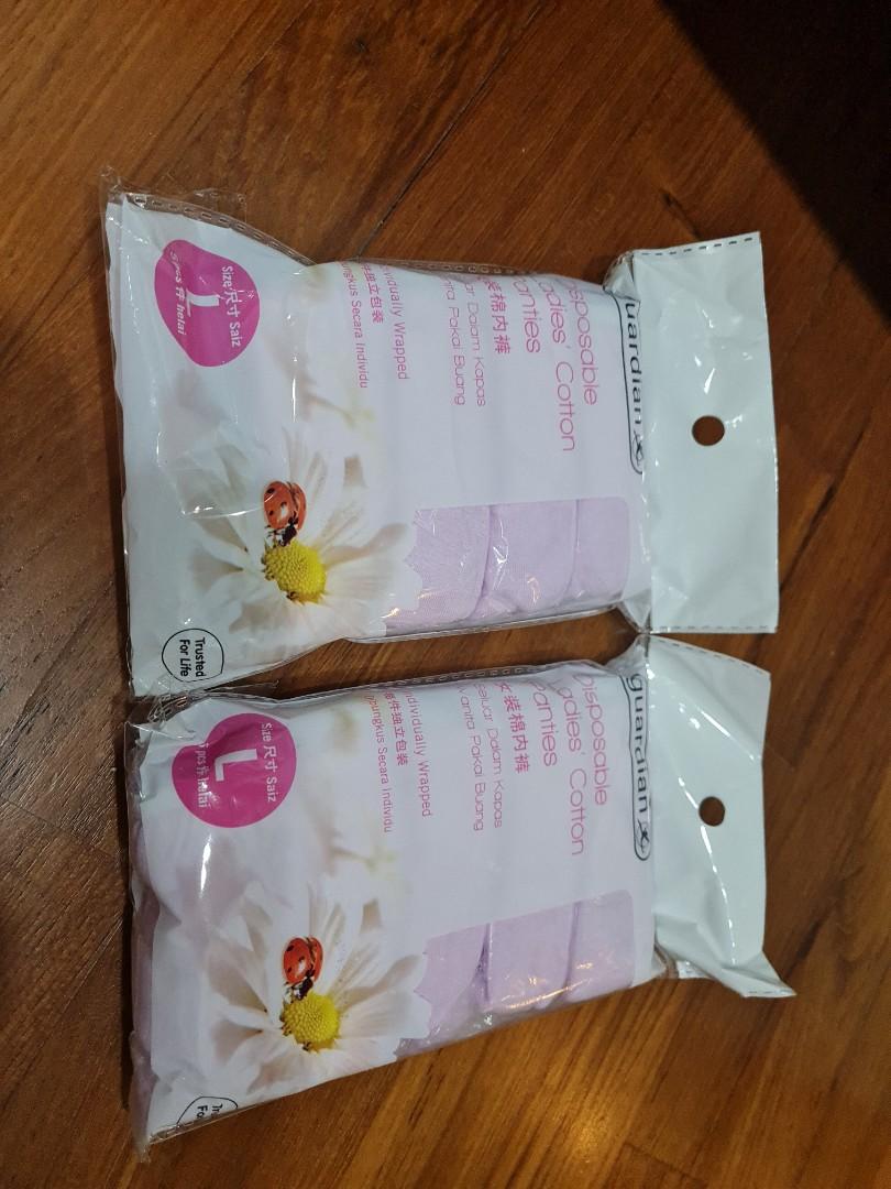 Guardian Disposal Ladies Cotton Panties, Women's Fashion, New