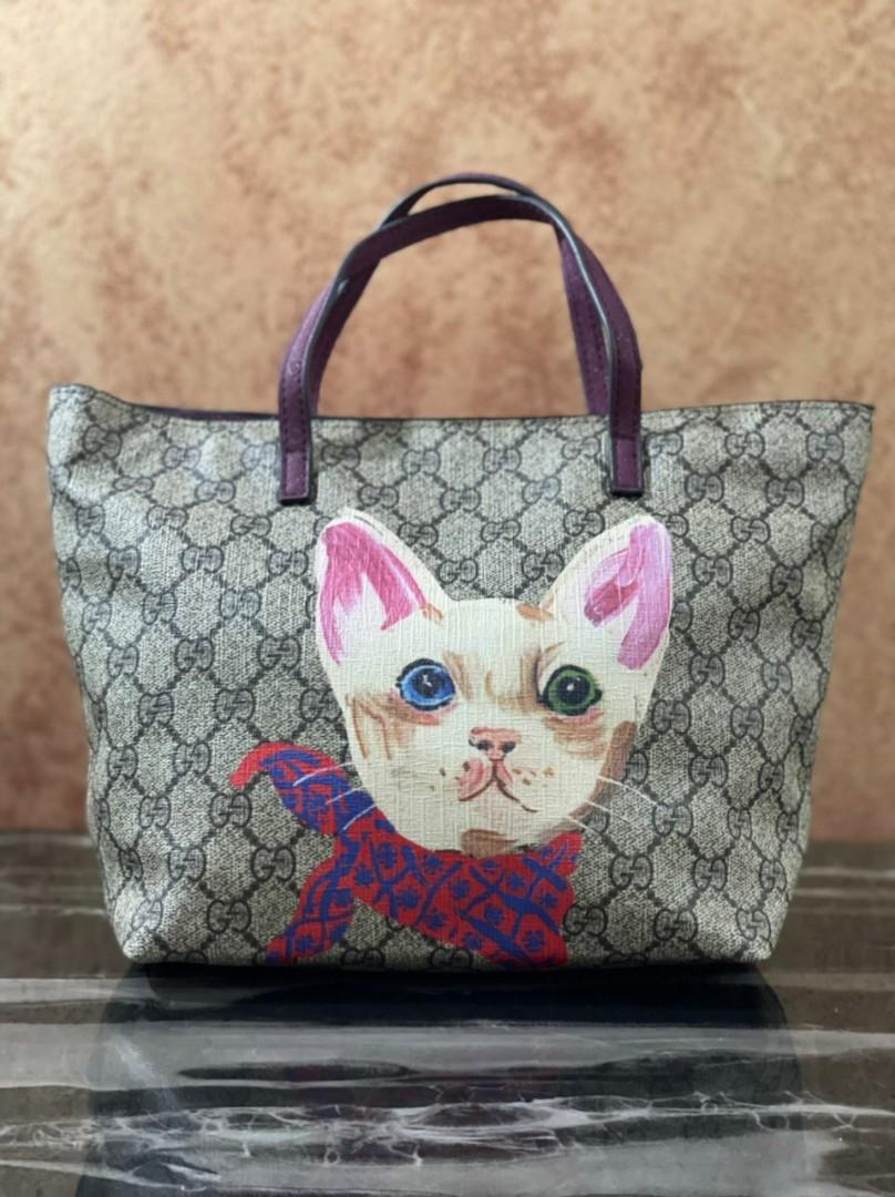 Gucci cat handbag on sale