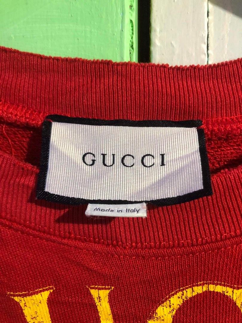 Red gucci crop top