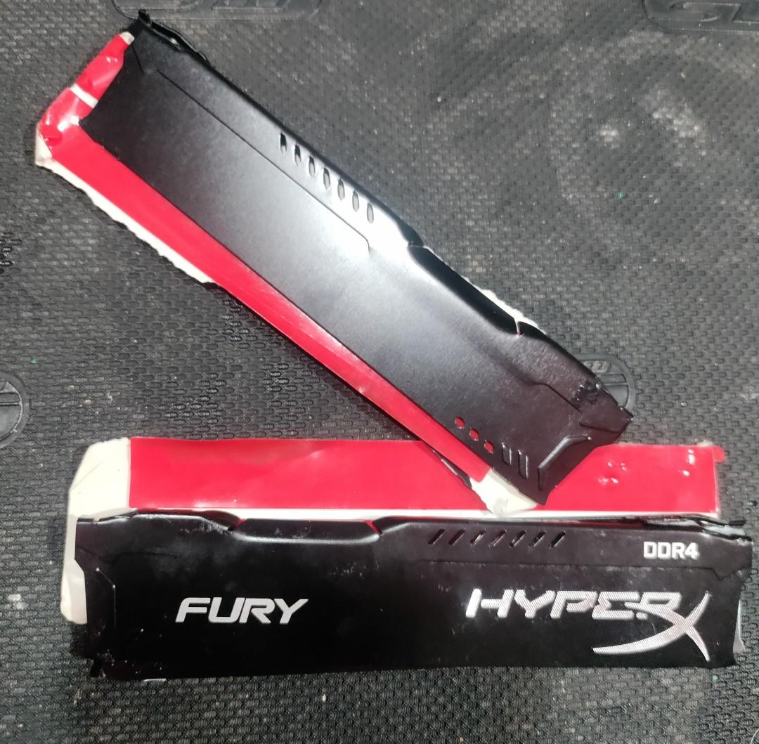 Heatsink Kingston HyperX Fury for RAM (1pair) (Category: Computer Parts) located in Cainta. Submitted by whiteelephantph (Listing ID 1187430498, Image 2). Description: heatsink for RAM only includes adhesive tape 1pair for ₱180 pickup or lalamove pm is the key!.