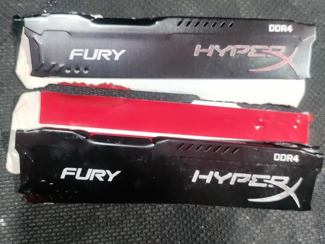 Heatsink Kingston HyperX Fury for RAM (1pair) (Category: Computer Parts) located in Cainta. Submitted by whiteelephantph (Listing ID 1187430498, Image 1). Description: heatsink for RAM only includes adhesive tape 1pair for ₱180 pickup or lalamove pm is the key!.