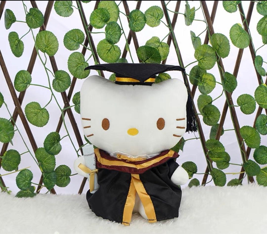 Hello Kitty Graduation Plush Toy, Hobbies & Toys, Toys & Games on Carousell