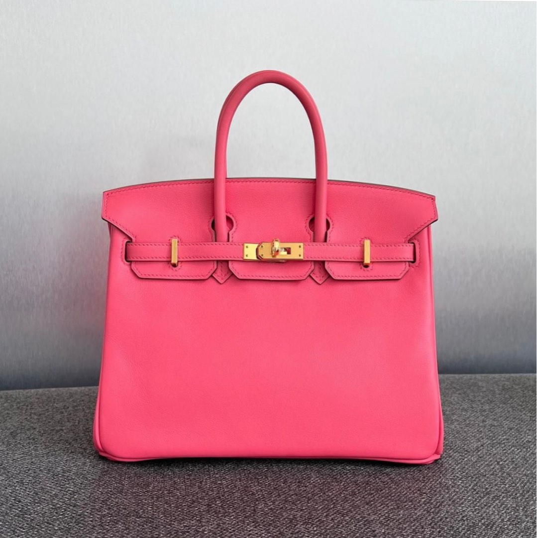 Hermes Birkin 25 Anemone Swift, Luxury, Bags & Wallets on Carousell