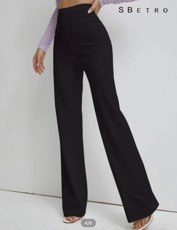High Waist Straight Leg Pants, Women's Fashion, Bottoms, Jeans \u0026 Leggings  on Carousell