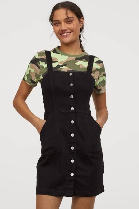 H & m overall dress store