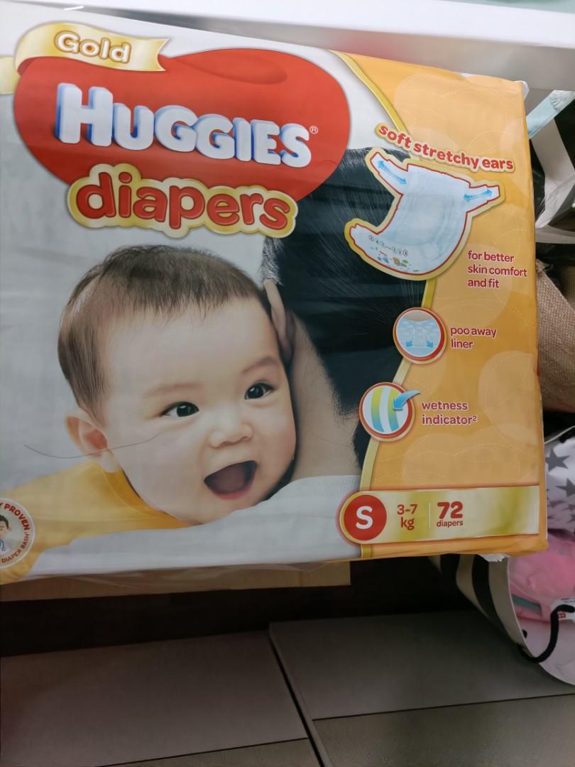 Huggies gold diaper size S (5packs), Babies & Kids, Bathing & Changing