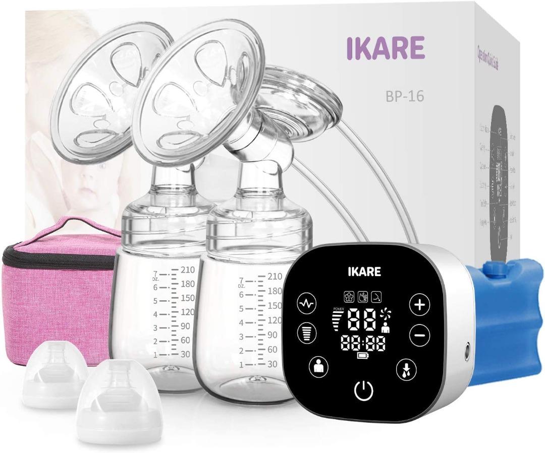 IKARE Double Breast Pumps Hospital Grade, Electric Portable with Most