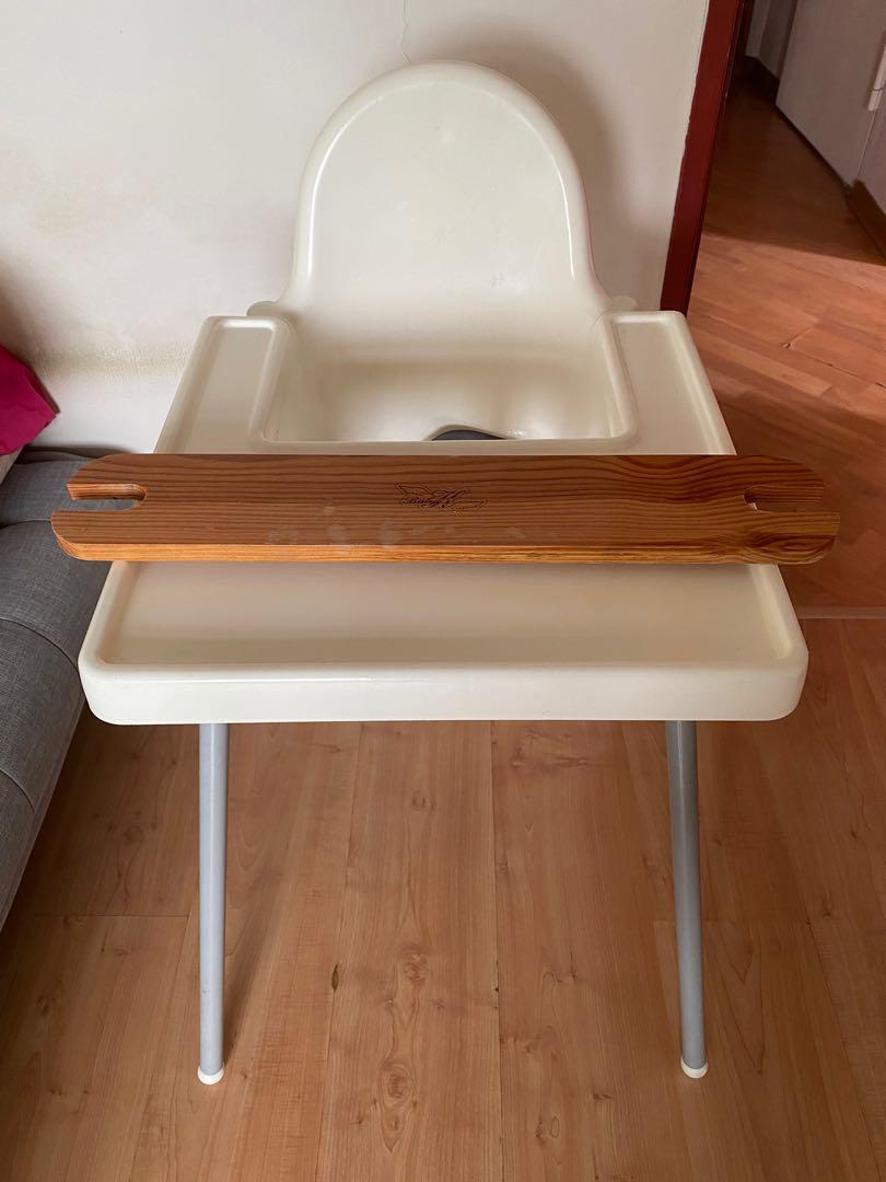 Ikea high chair with adjustable footrest, Babies & Kids, Nursing