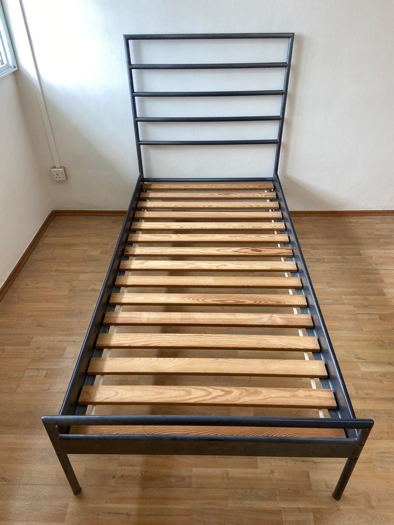 IKEA Single Bed + Mattress Set, Furniture & Home Living, Furniture, Bed