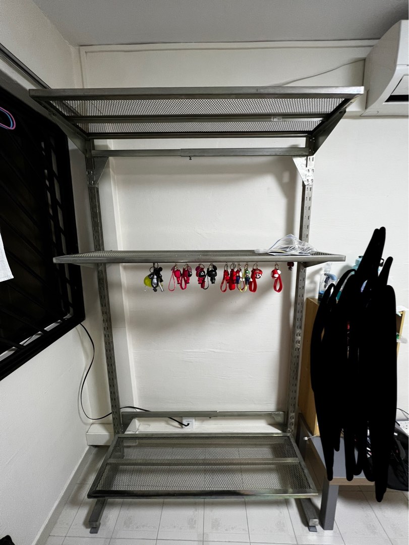 IKEA steel Storage rack Broder series, Furniture & Home Living