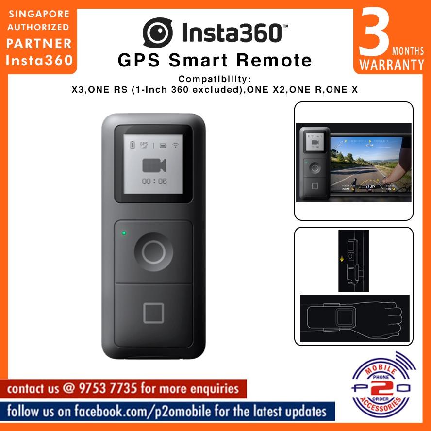 Insta360 GPS Smart Remote Compatibility X3 ONE RS 1 Inch 360