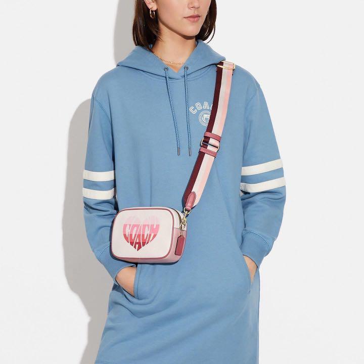 COACH Womens Mini Jamie Camera Bag In Leather (IM/Chalk Multi With Stripe  Heart Motif), Im/Chalk Multi With Stripe Heart Motif: Buy Online at Best  Price in UAE 