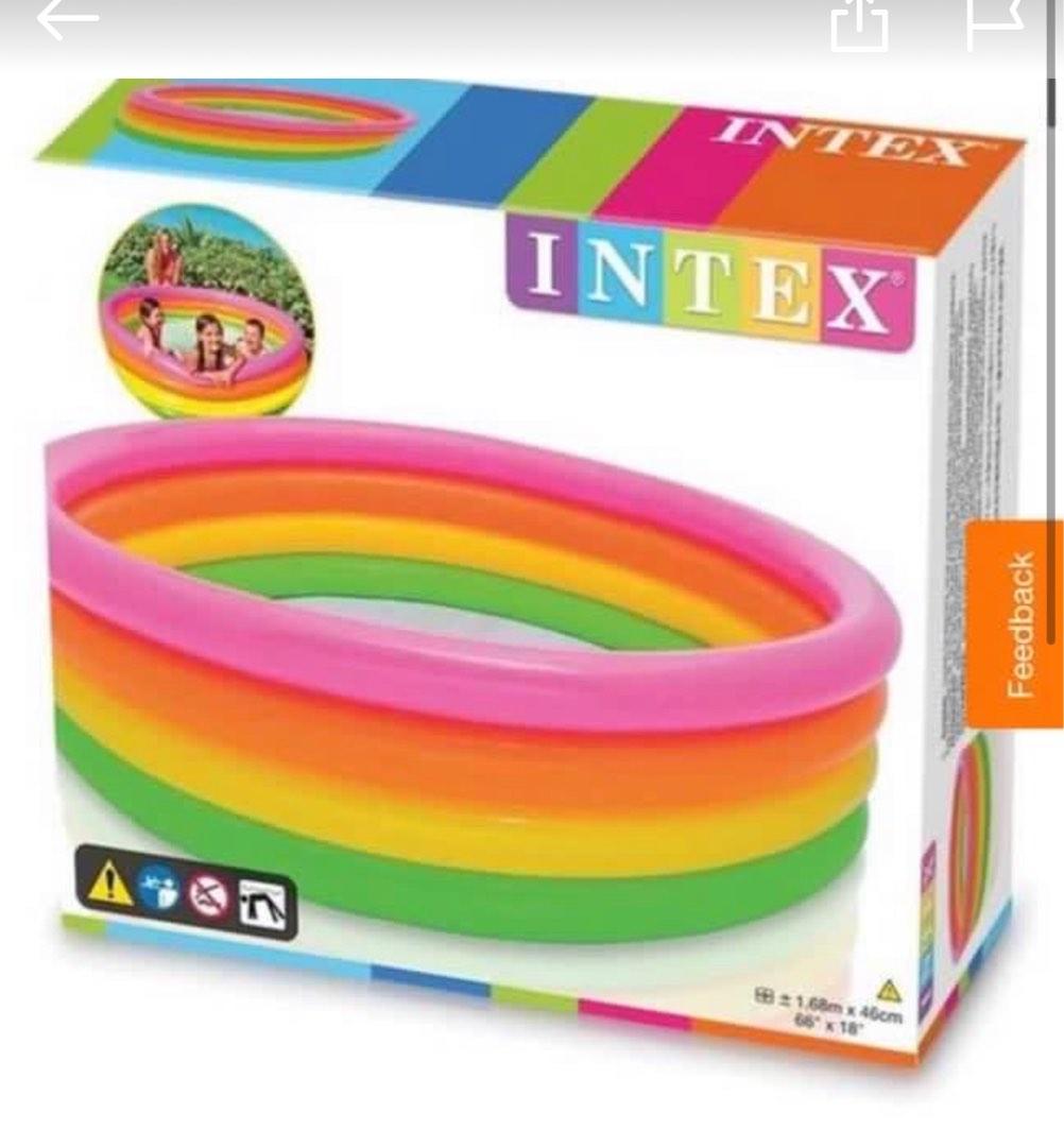 Intex pool large, Hobbies & Toys, Toys & Games on Carousell