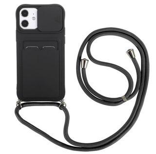 iphone 14 pro max case (with lens protector & card slot)