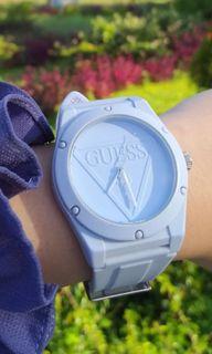 Jam Guess Original/ Guess Watch Rubber baby blue