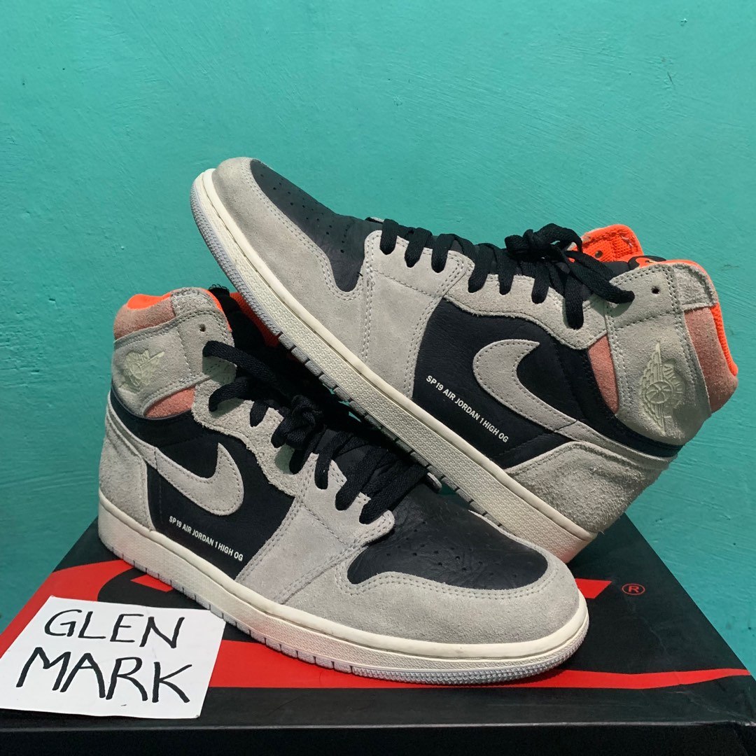 jordan 1 high neutral grey on feet