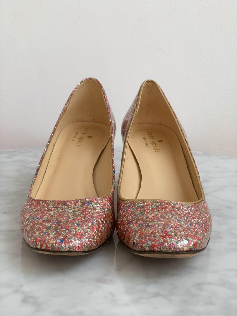 Kate spade 2025 glitter pumps