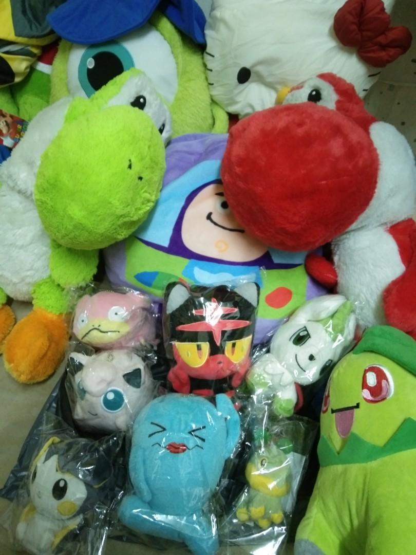 Keychain / Soft Toys of Pokemon, Yoshi, Stitch, Buzz Toys Story, Hello