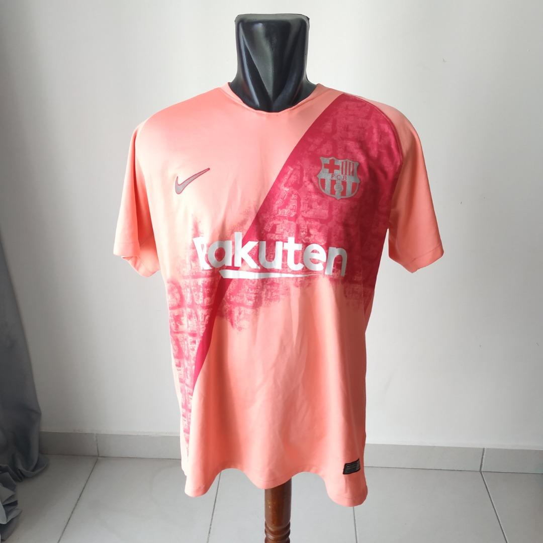 Barcelona pink hotsell jersey 2018