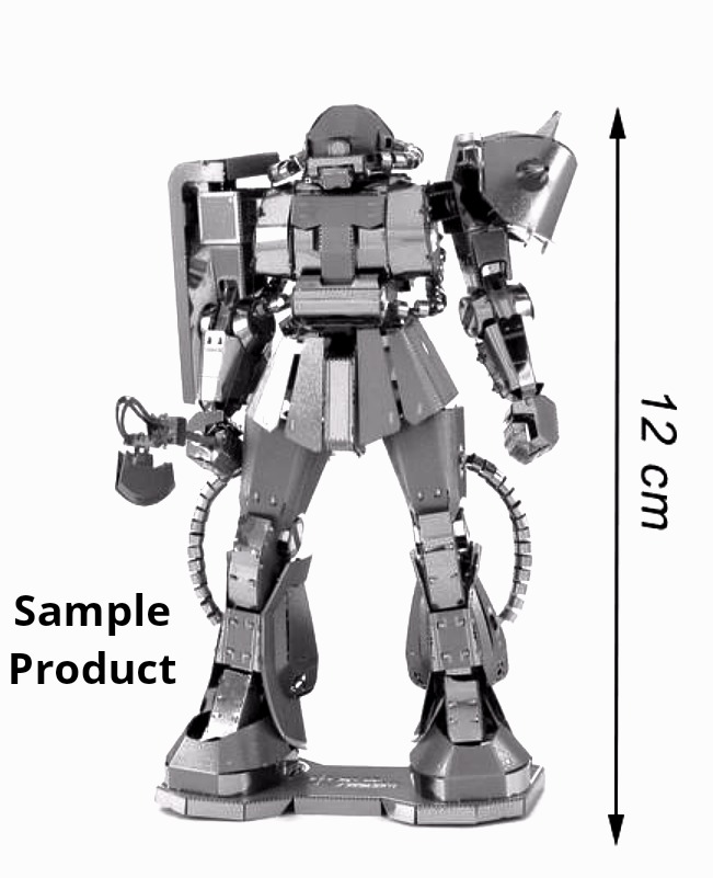 Laser Etching Steel Model 3D Robot MS06 Figure, Hobbies & Toys, Toys